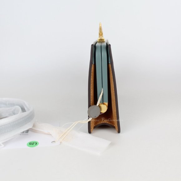 NWT TORY BURCH Fish-appliqué Frame Leather Crossbody Bag - Picture 13 of 16